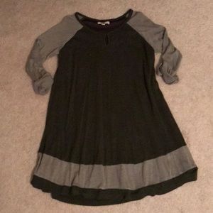 Gray Swing Dress